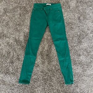 Express green jeans size 2